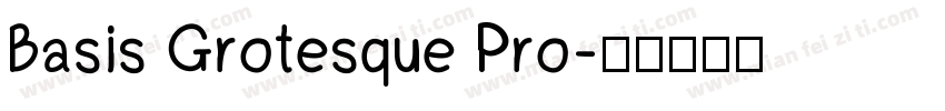 Basis Grotesque Pro字体转换